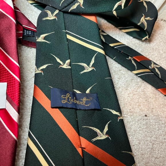 Vintage Retro 8 Ties Lot liebert Covington Eagle structure Jeffrey banks silk - Picture 9 of 9